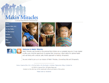 Tablet Screenshot of makinmiracles.com